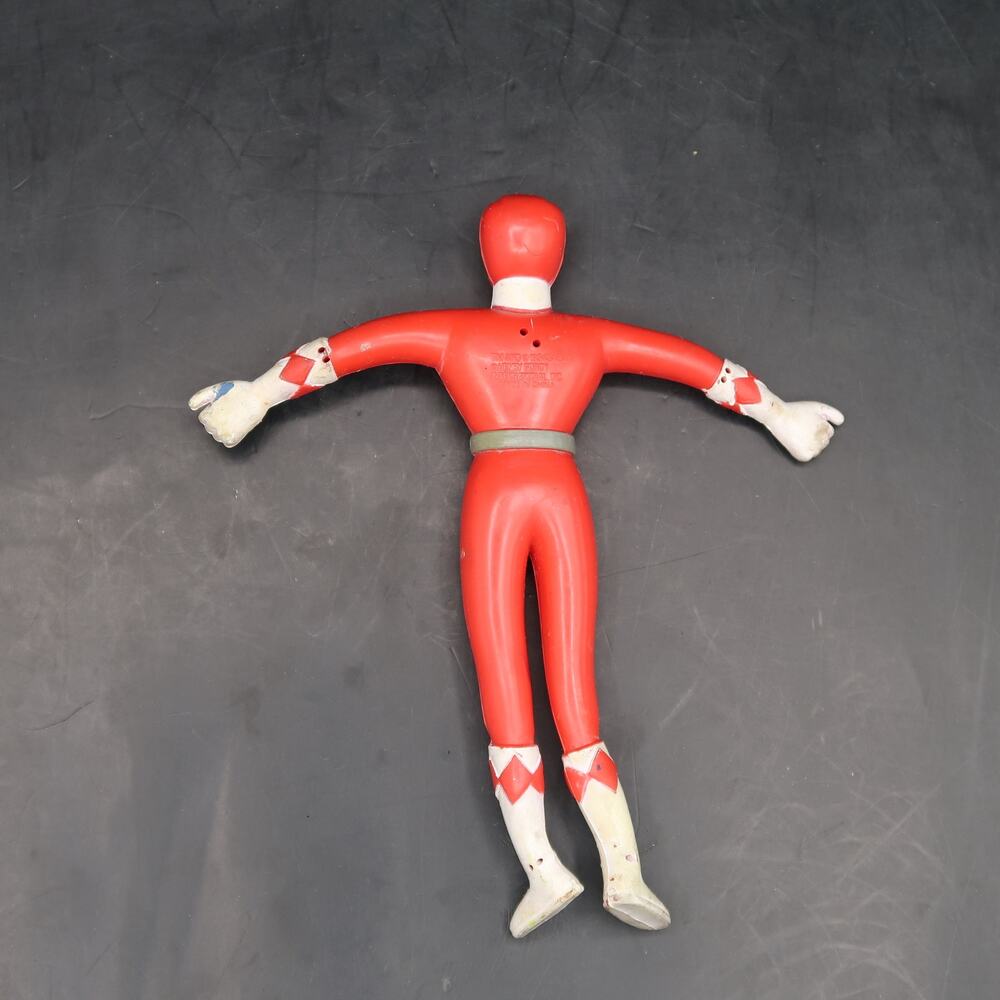 Saban Power Rangers Red Ranger & Blue Ranger Rubber Bendy Figure MMPR 1994 - Picture 3 of 10